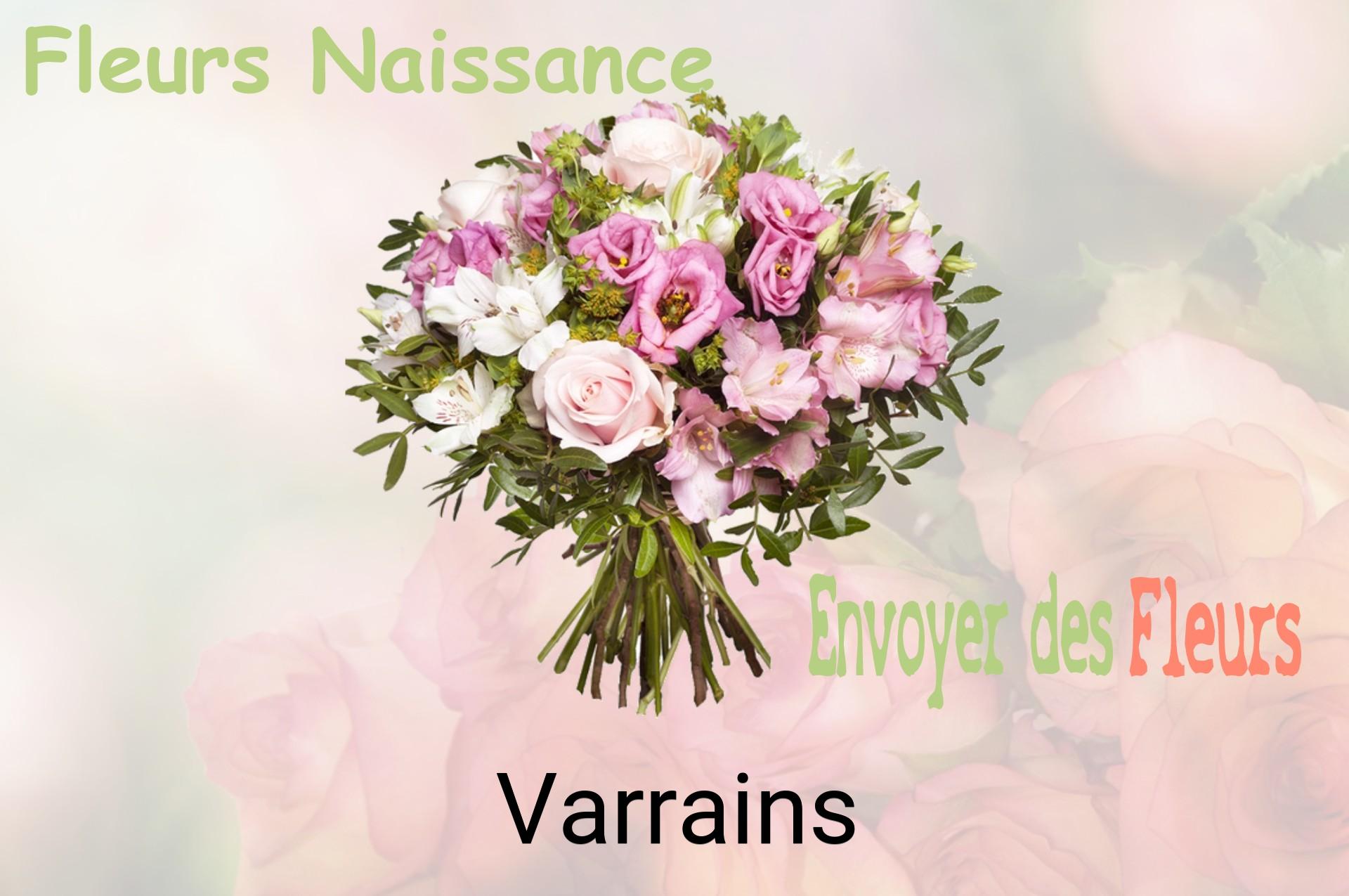 Bouquet de fleurs de naissance livré à Varrains